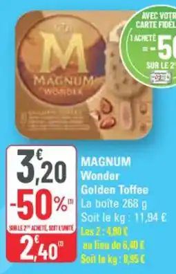 MAGNUM Wonder Golden Toffee