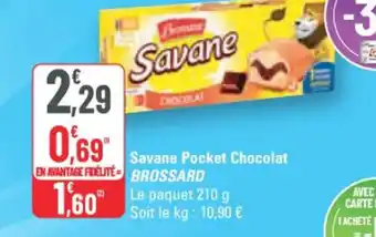 G20 Savane Pocket Chocolat BROSSARD offre