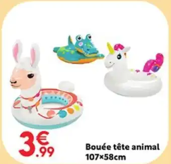 Maxi Bazar Bouée tête animal offre
