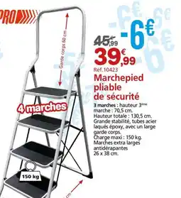 Provence Outillage Marchepied pliable de sécurité offre