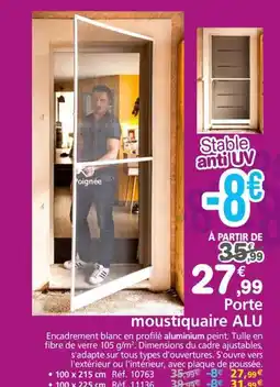 Provence Outillage Porte moustiquaire ALU offre