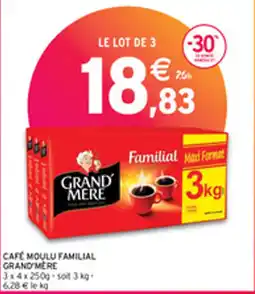 Intermarché Express CAFE MOULU FAMILIAL GRAND MERE offre