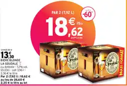 Intermarché Express BIERE BLONDE LA GOUDALE offre
