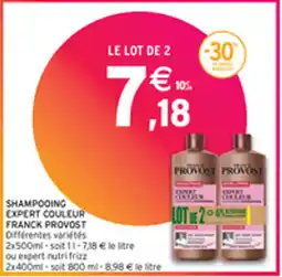 Intermarché Express SHAMPOOING EXPERT COULEUR FRANCK PROVOST offre