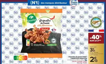 Carrefour Carrefour - croissants pur beurre surgelés classic' offre