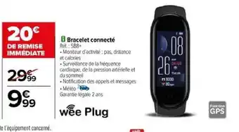 Carrefour Bracelet connecté offre