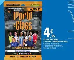 ALBUM STICKERS À COLLECTIONNER FOOTBALL