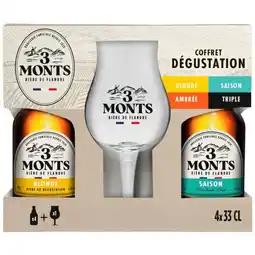 Auchan Coffret Bière 3 Monts offre