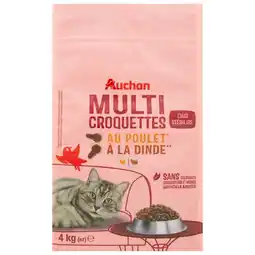Auchan Croquettes Multi Volaille Chat Stérilisé Auchan offre