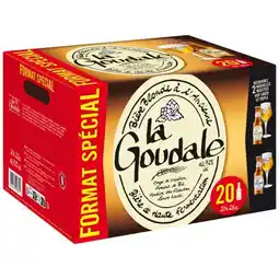 Auchan Bière Blonde Goudale offre