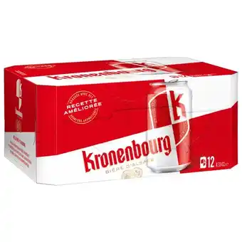 Auchan Bière Blonde Kronenbourg offre