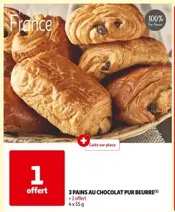 Auchan Supermarché Pains au chocolat pur beurre offre
