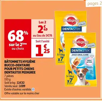 Auchan Supermarché Pedigree Dentastix offre