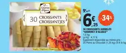 E.Leclerc 30 CROISSANTS SURGELÉS "GOURMET D'ALSACE" offre