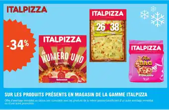 E.Leclerc SUR LES PRODUITS PRÉSENTS EN MAGASIN DE LA GAMME ITALPIZZA offre