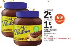 E.Leclerc PÂTES À TARTINER "POULAIN" offre