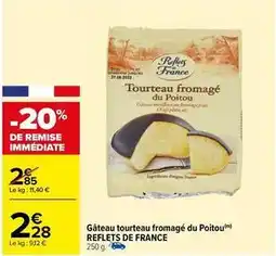 Reflets de france - gâteau tourteau fromage du poitou