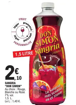 SANGRIA "DON SIMON"