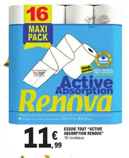 E.Leclerc ESSUIE TOUT "ACTIVE ABSORPTION RENOVA" offre