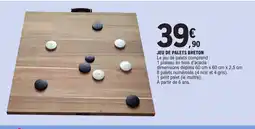 E.Leclerc JEU DE PALETS BRETON offre