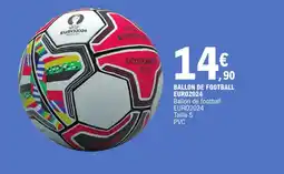 E.Leclerc BALLON DE FOOTBALL offre