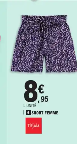 E.Leclerc | 6 SHORT FEMME offre