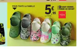 E.Leclerc 8 SABOT HOMME, FEMME OU ENFANT offre