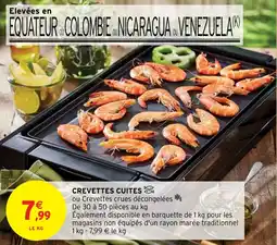 Intermarché Express CREVETTES CUITES offre