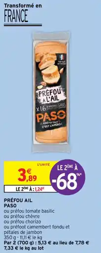 Intermarché Contact PRÉFOU AIL PASO offre