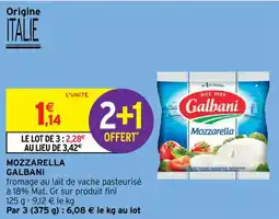 Intermarché Contact MOZZARELLA GALBANI offre