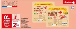 Auchan Auchan - allumettes offre