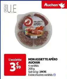 Auchan Auchan - mon assiette apero offre