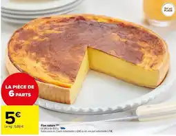 Carrefour Drive Flan nature offre