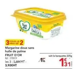 METRO Fruit d´or - margarine doux sans huile de palme offre