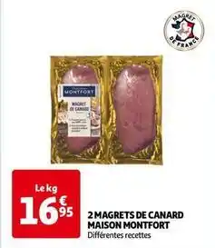 Auchan Maison montfort - magrets de canard offre