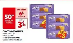 Auchan Milka - choco moooo offre