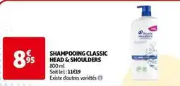 Auchan Head & shoulders - shampooing classic offre