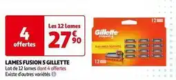 Auchan Gillette - lames fusion 5 offre