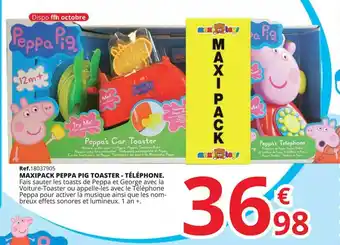 Maxipack Peppa Pigg Toaster - Téléphone