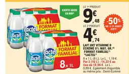 E.Leclerc Express LAIT UHT VITAMINE D ÉCRÉMÉ 0% MAT. GR.(4) FORMAT FAMILIAL offre