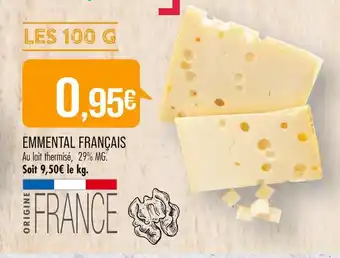 Match EMMENTAL FRANÇAIS offre