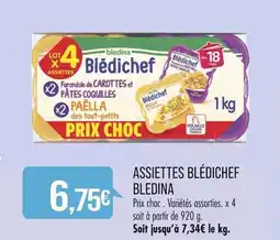 Match BLÉDINA ASSIETTES BLÉDICHEF offre