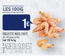 Match CREVETTE ROSE CUITE offre