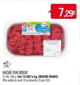 Match HACHÉ PUR BOEUF offre