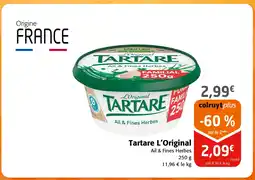 Colruyt Tartare Tartare L’Original offre