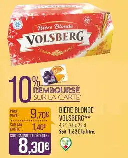 Match VOLSBERG BIÈRE BLONDE offre