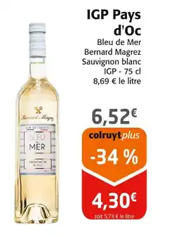 Colruyt Bleu de Mer IGP Pays d'Oc offre