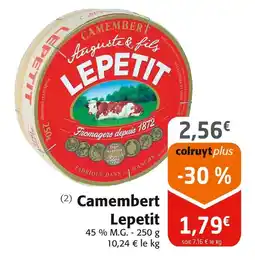 Colruyt Lepetit Camembert offre