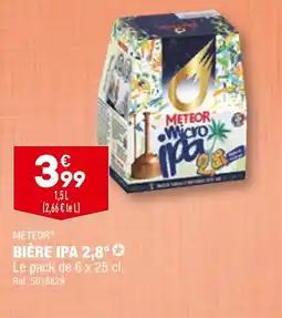 ALDI METEOR BIÈRE IPA 2,8° offre