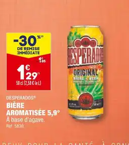 ALDI DESPERADOS BIÈRE AROMATISÉE 5,9° offre